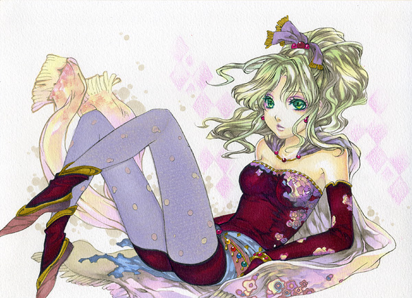 terra branford (final fantasy and 1 more) drawn by niji2468
