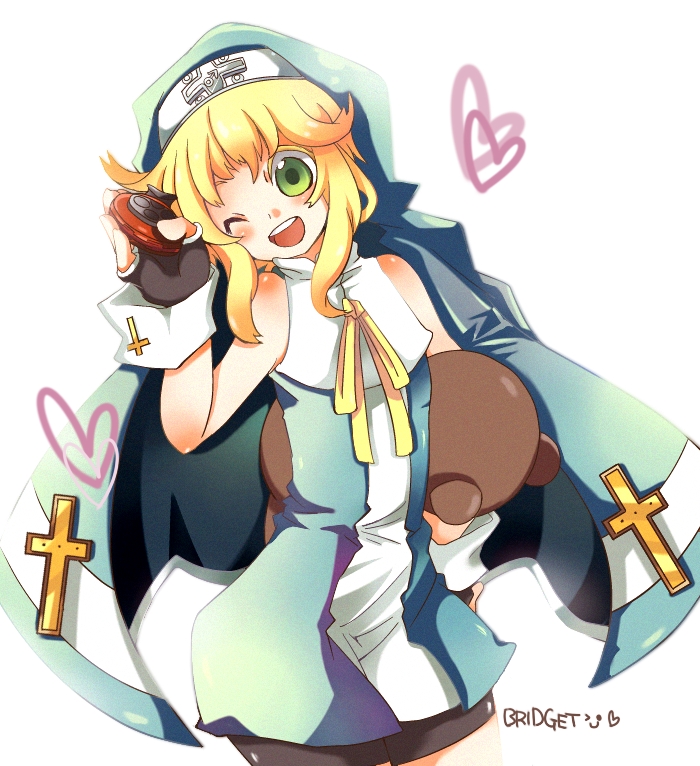bridget and roger (guilty gear and 1 more) drawn by inumimi-syndrome