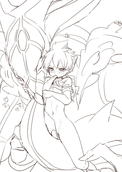 hakuryuu and seijuu shining dragon (inazuma eleven and 1 more) drawn by tobi_(one)