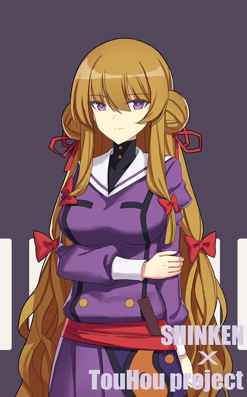 yakumo yukari and kanbe taima (touhou and 1 more) drawn by llc
