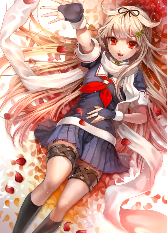 yuudachi and yuudachi kai ni (kantai collection) drawn by to_nasu