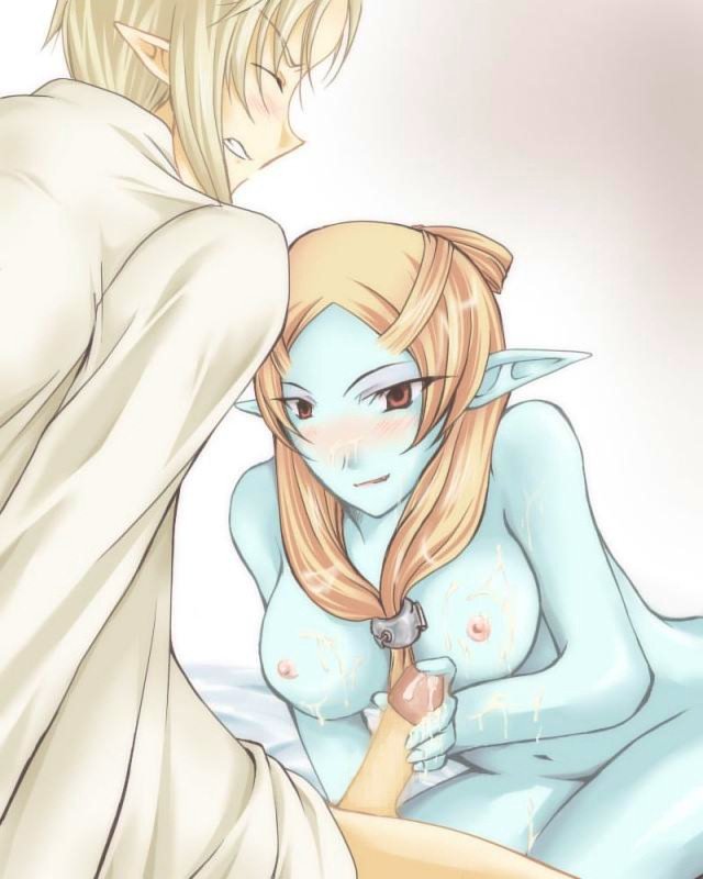 link and midna (the legend of zelda and 1 more) drawn by microspace