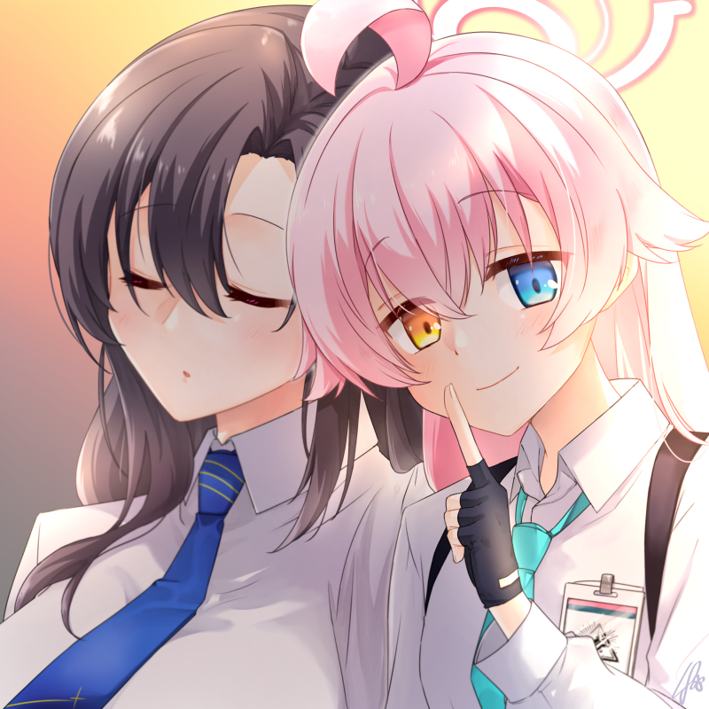 sensei, hoshino, and female sensei (blue archive) drawn by rarasa_(rarasa)