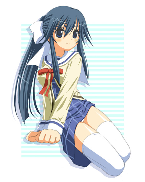 mizukoshi moe (da capo and 1 more) drawn by aikawa_touma