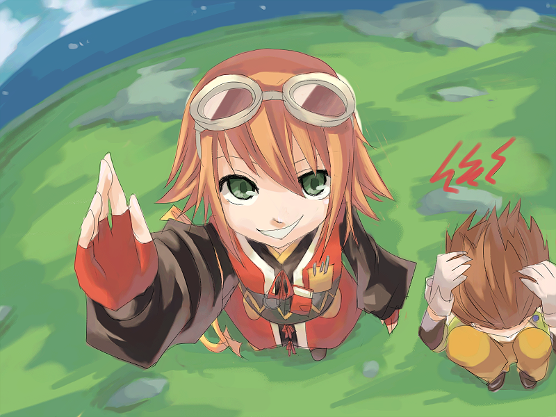 rita mordio and karol capel (tales of and 1 more) drawn by kontore
