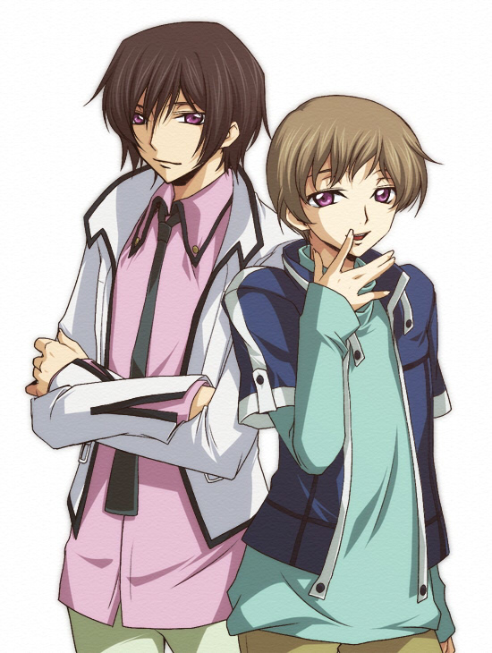 lelouch vi britannia and rolo lamperouge (code geass) drawn by jyuru