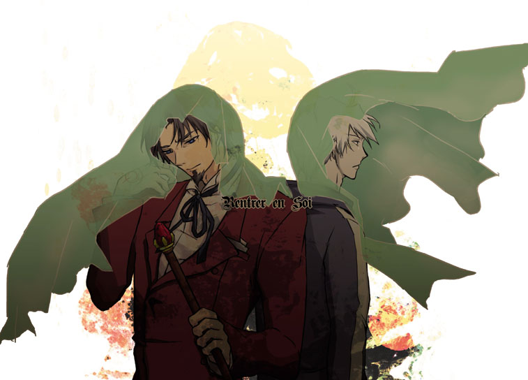 matou kariya and tohsaka tokiomi (fate and 1 more) drawn by osrzn_skr