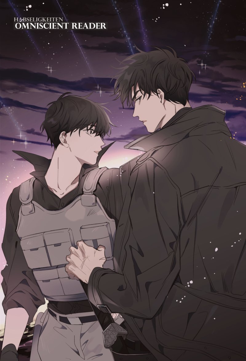kim dokja and yoo joonghyuk (omniscient reader's viewpoint) drawn by eunram