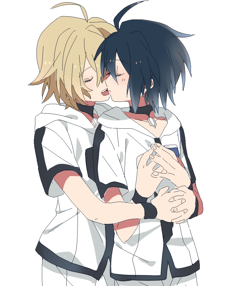 hyakuya yuuichirou and hyakuya mikaela (owari no seraph) drawn by camelot