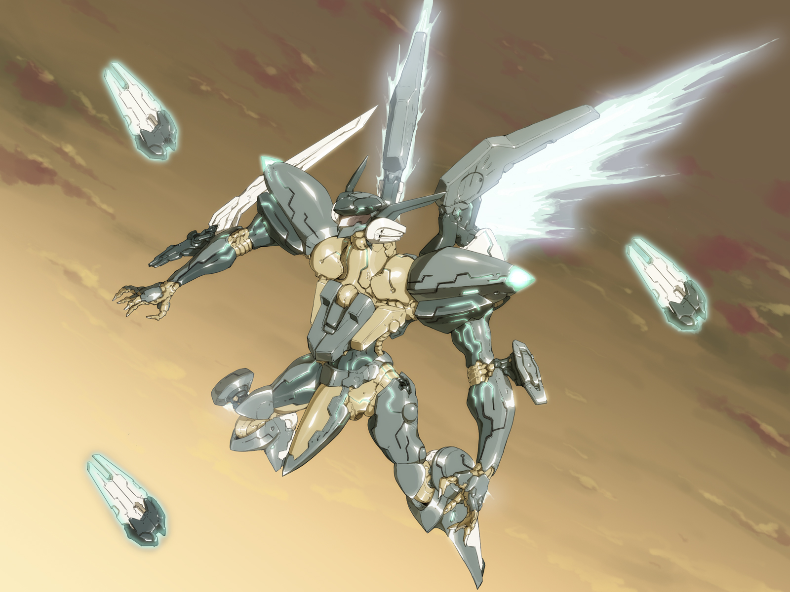 Jehuty Zone Of The Enders And 1 More Drawn By Nandz Danbooru