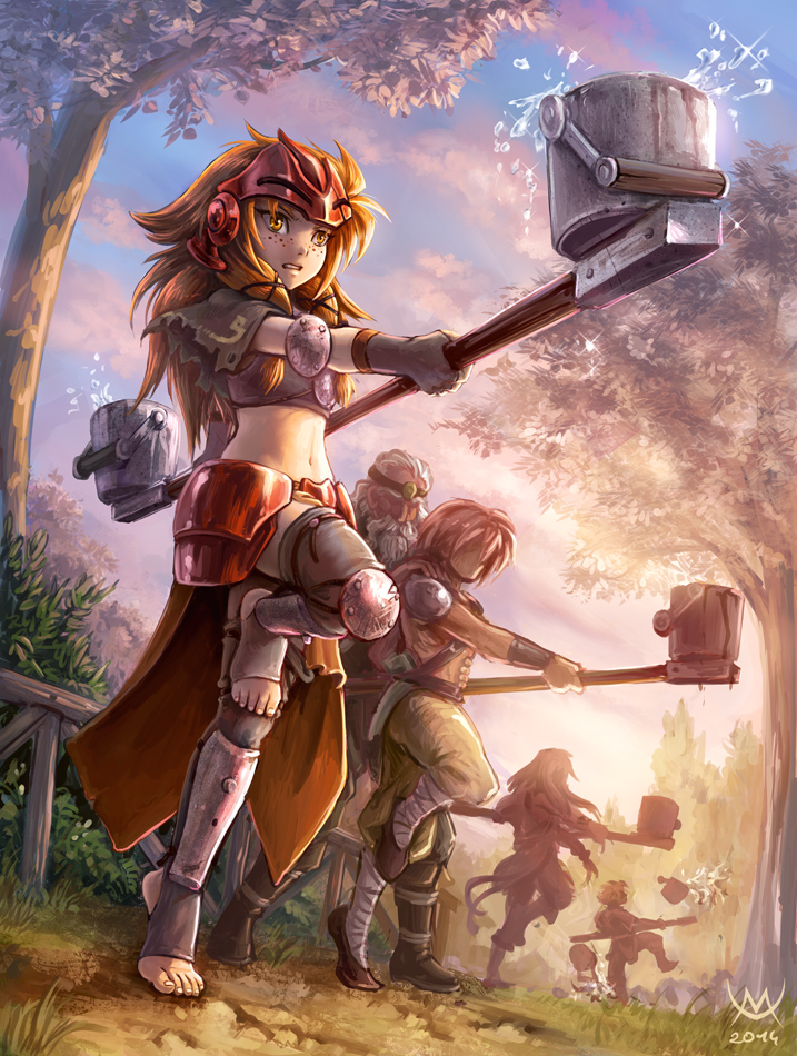 phenice walholl (les chevaucheurs) drawn by maxa'