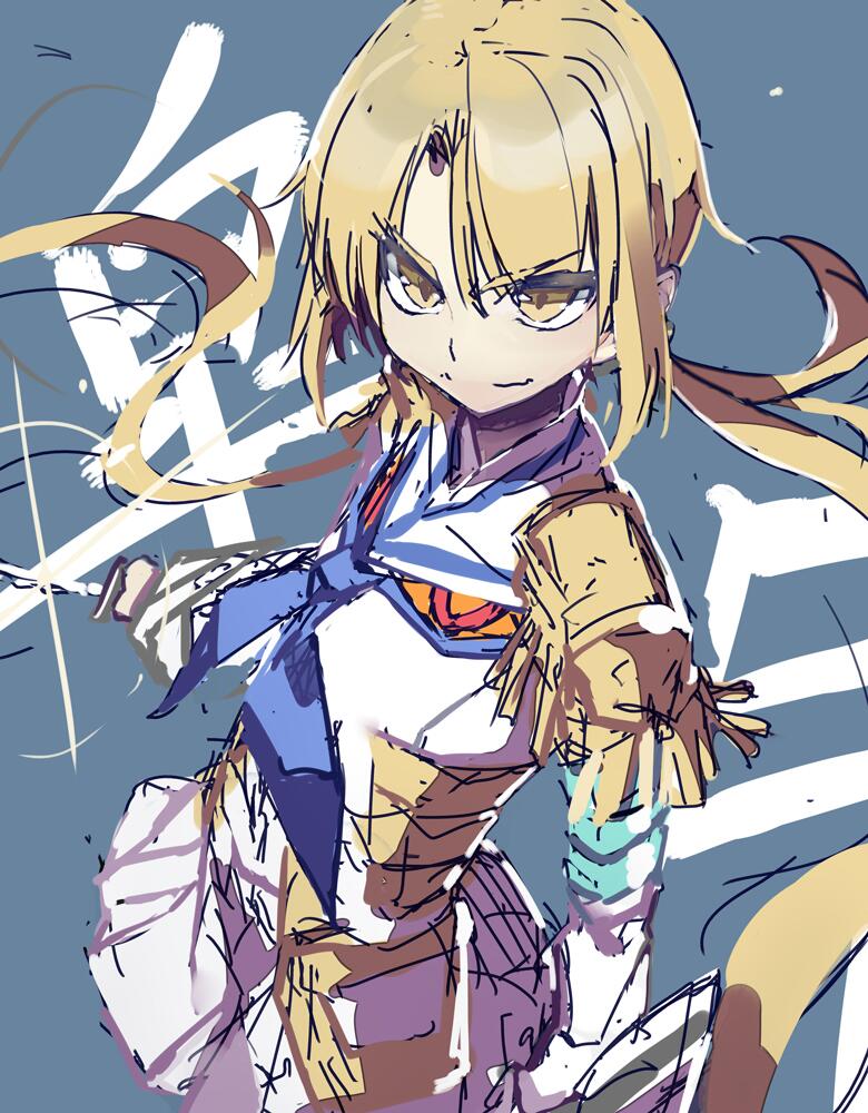 kiryuuin satsuki, satsuki, and junketsu (kantai collection and 1 more) drawn by hidori_(hibi_toridori)