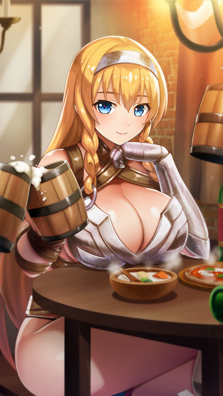 leina (queen's blade and 2 more) drawn by oosaki_shin'ya