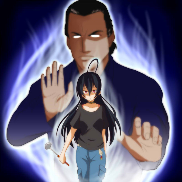 takanashi touka and steven seagal (chuunibyou demo koi ga shitai!) drawn by honjou