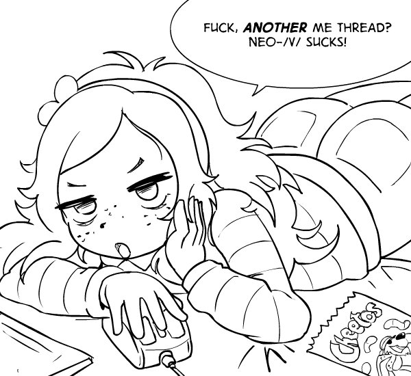 vivian james (4chan and 1 more) drawn by drawfag