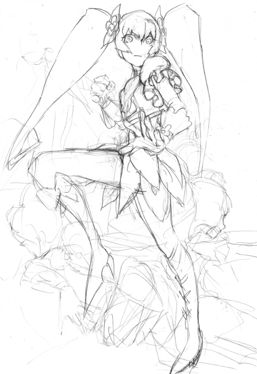 myoudouin itsuki and cure sunshine (precure and 1 more) drawn by shnyam
