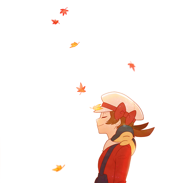 lyra and cyndaquil (pokemon and 1 more) drawn by jaho