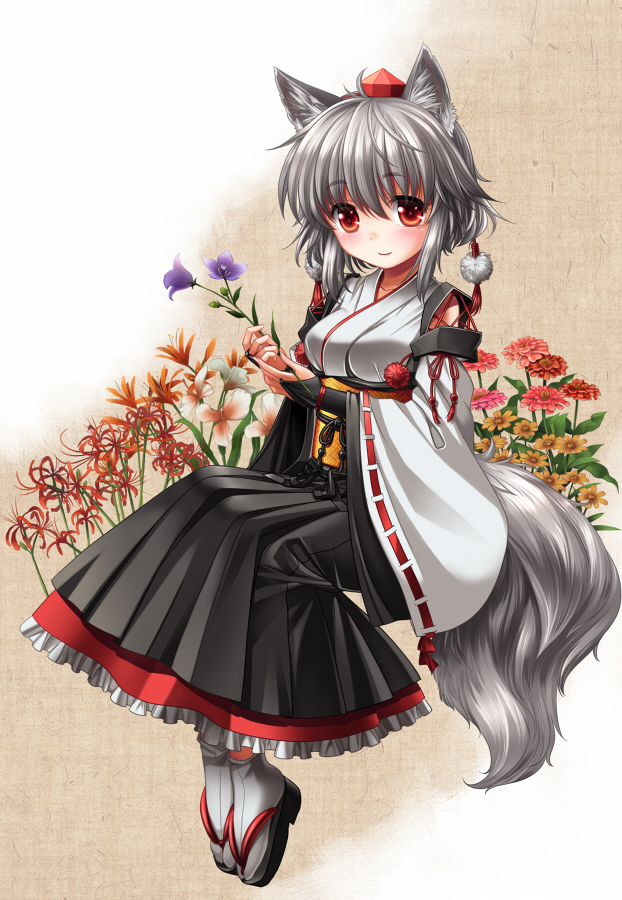 inubashiri momiji (touhou) drawn by kei_kei