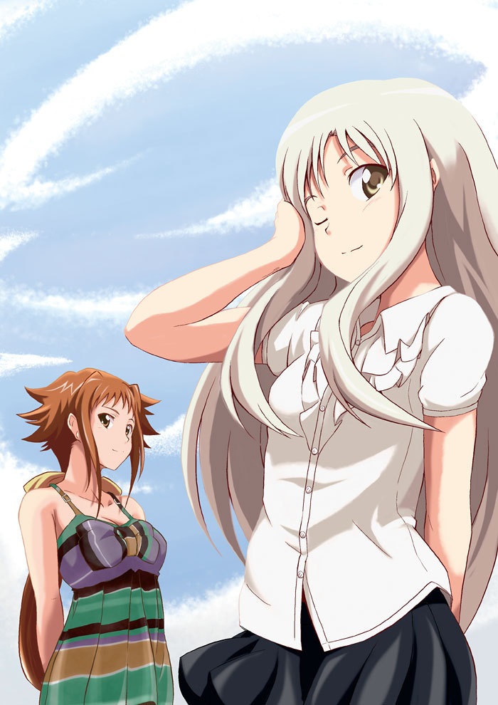 cinque and dieci (lyrical nanoha and 1 more) drawn by azumaya_hironaru