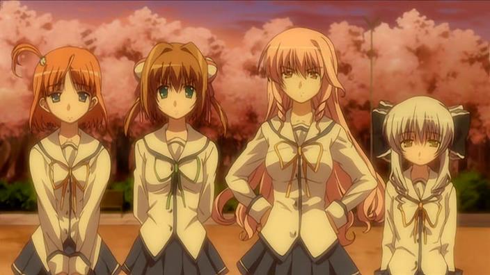asakura yume, tsukishima koko, yukimura anzu, and hanasaki akane (da capo and 1 more)