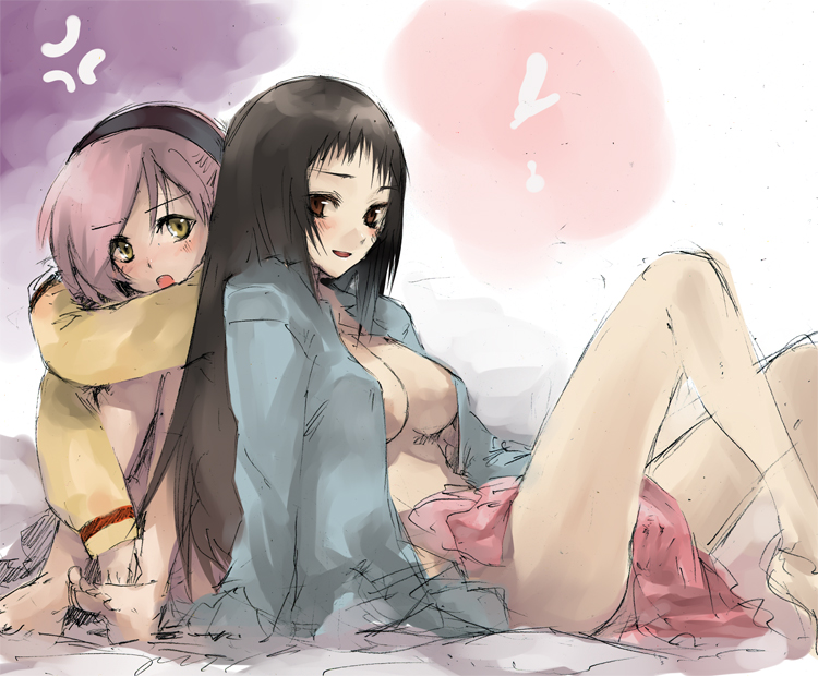 nanto yaya and okuwaka tsubomi (strawberry panic!) drawn by ikuhana_niiro
