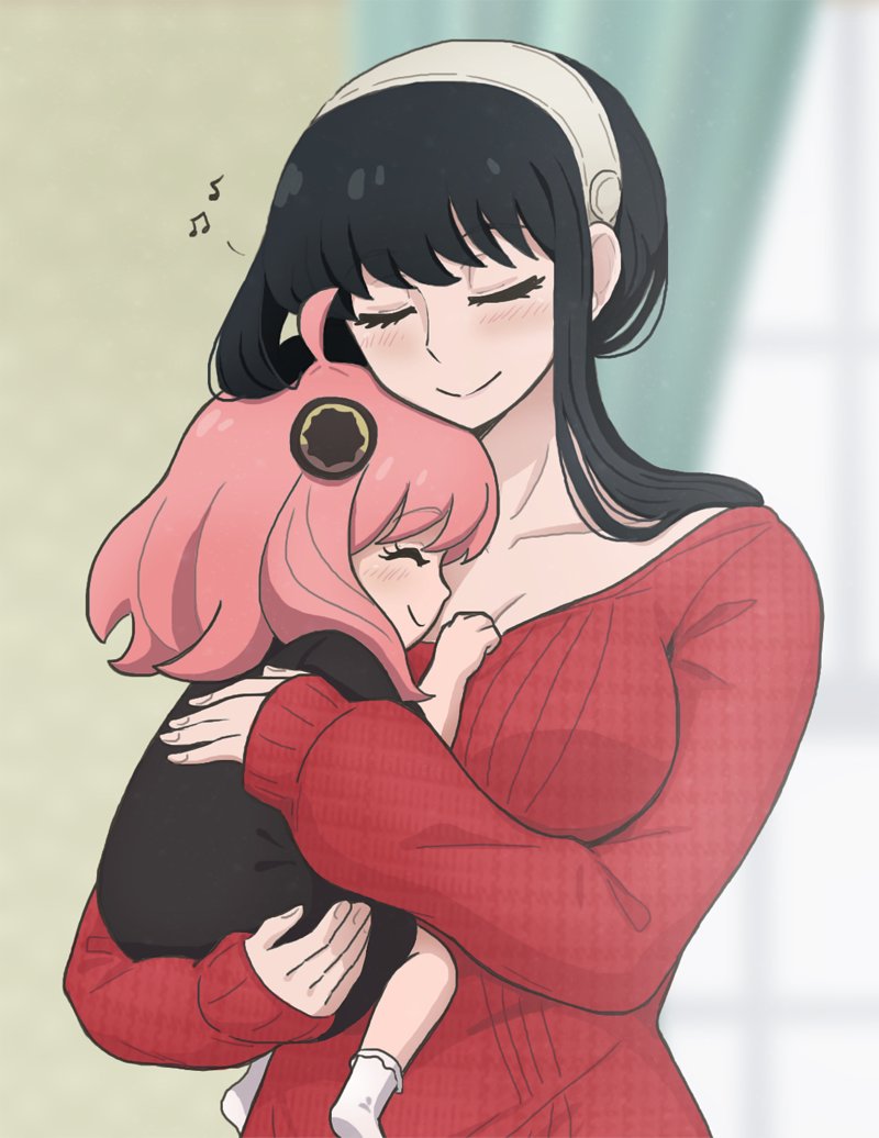 yor briar and anya (spy x family) drawn by yui_(jisatsu)