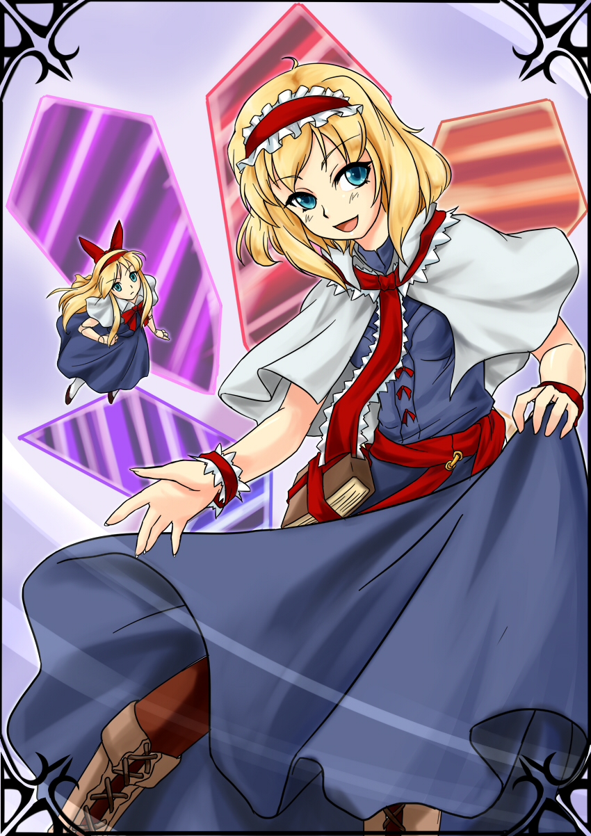 alice margatroid and shanghai doll (touhou) drawn by nam_(valckiry)