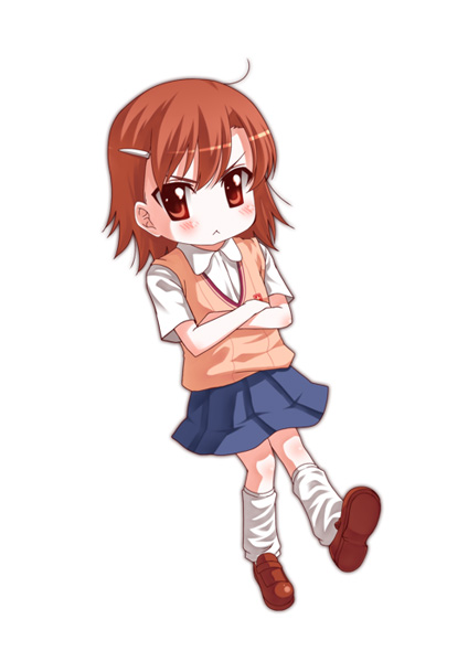 misaka mikoto (toaru majutsu no index) drawn by kouji_(campus_life)