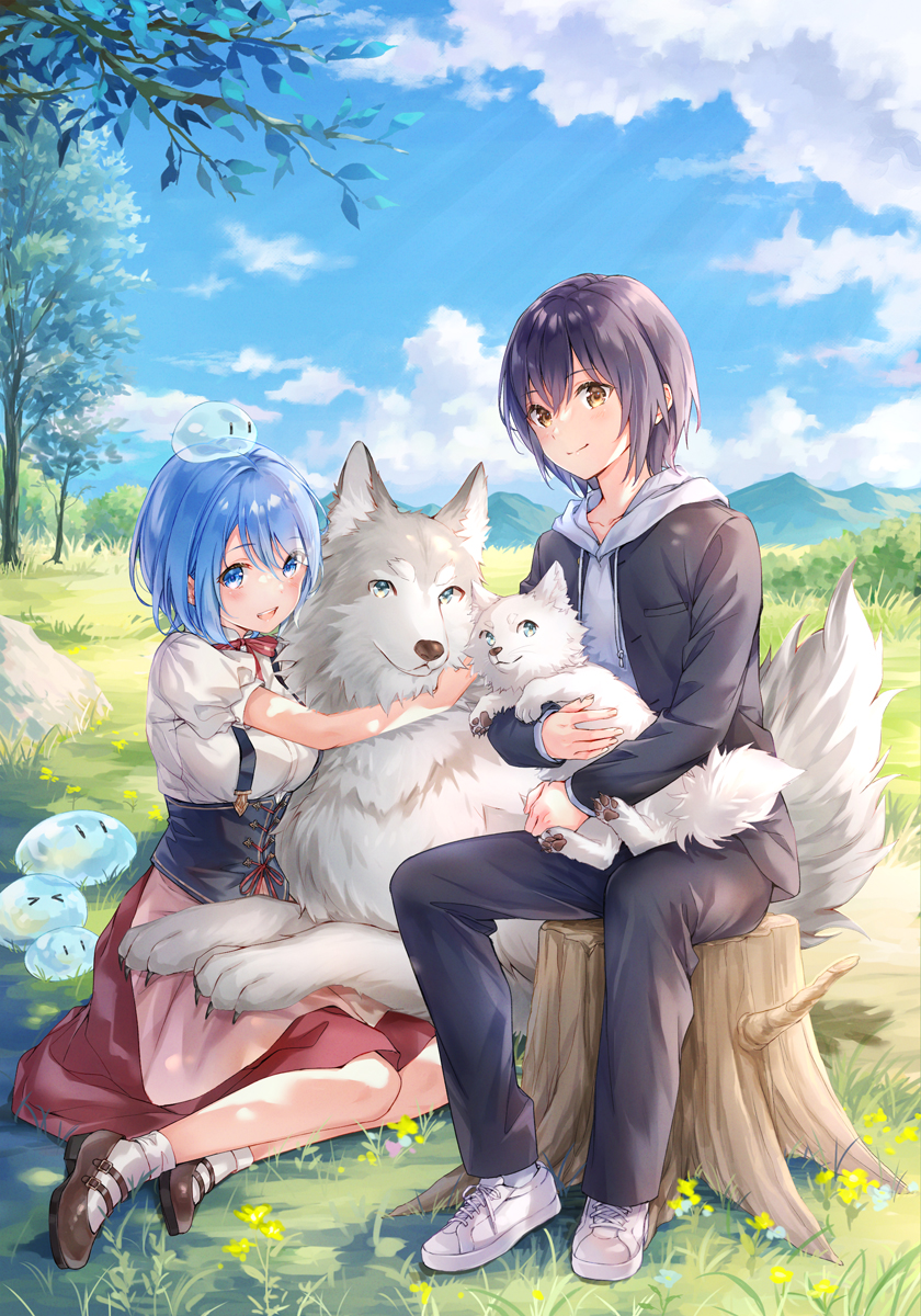 isekai ni ten'i shitakara monsuta to kimama ni kurashimasu drawn by higeneko