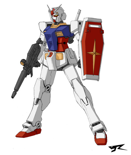 rx-78-2 gundam (gundam and 1 more) drawn by rekkou