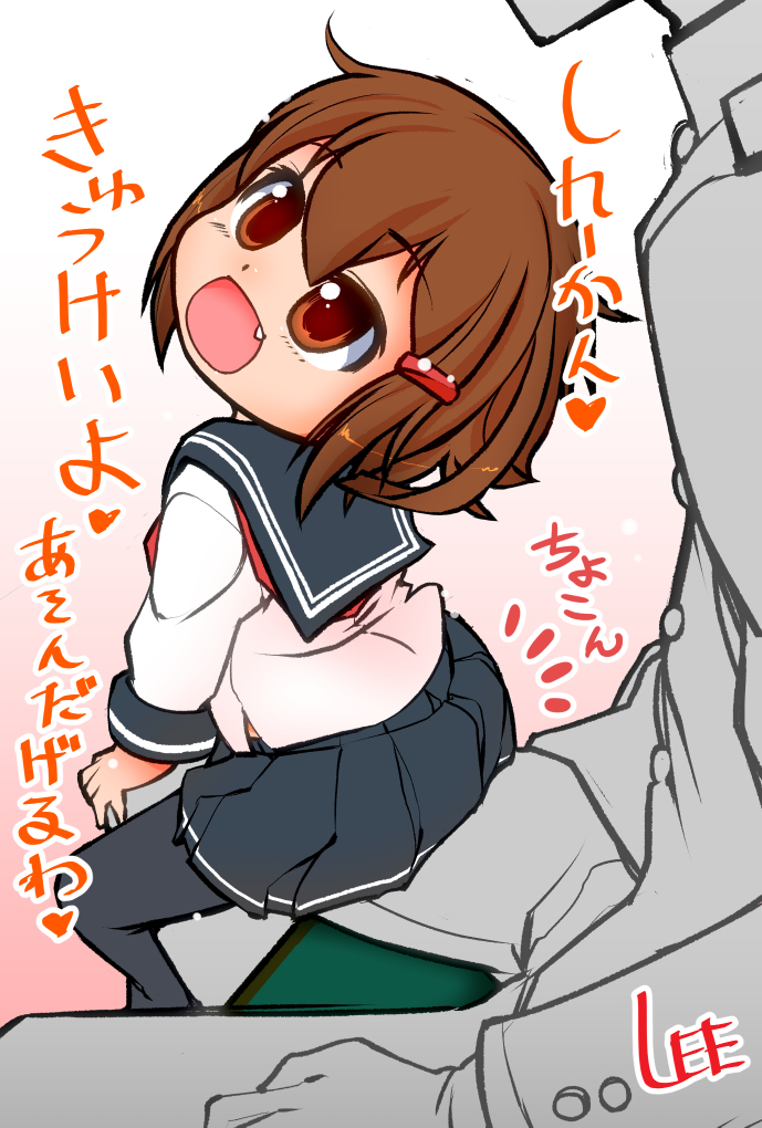 admiral and ikazuchi (kantai collection) drawn by lee_(colt)