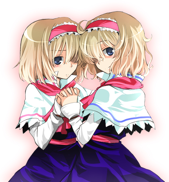 alice margatroid (touhou) drawn by myama and toraneko