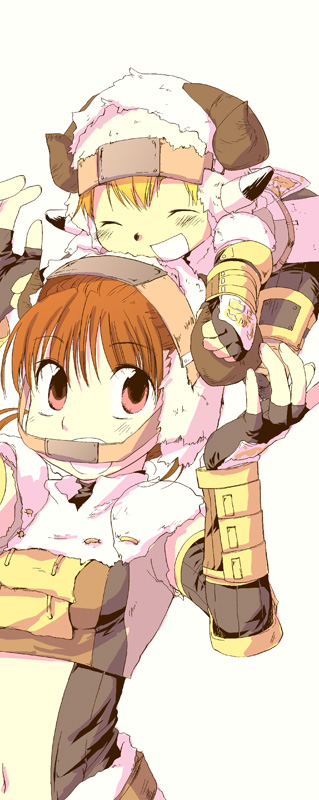 adventurer and beastmaster (final fantasy and 1 more) drawn by toroshio