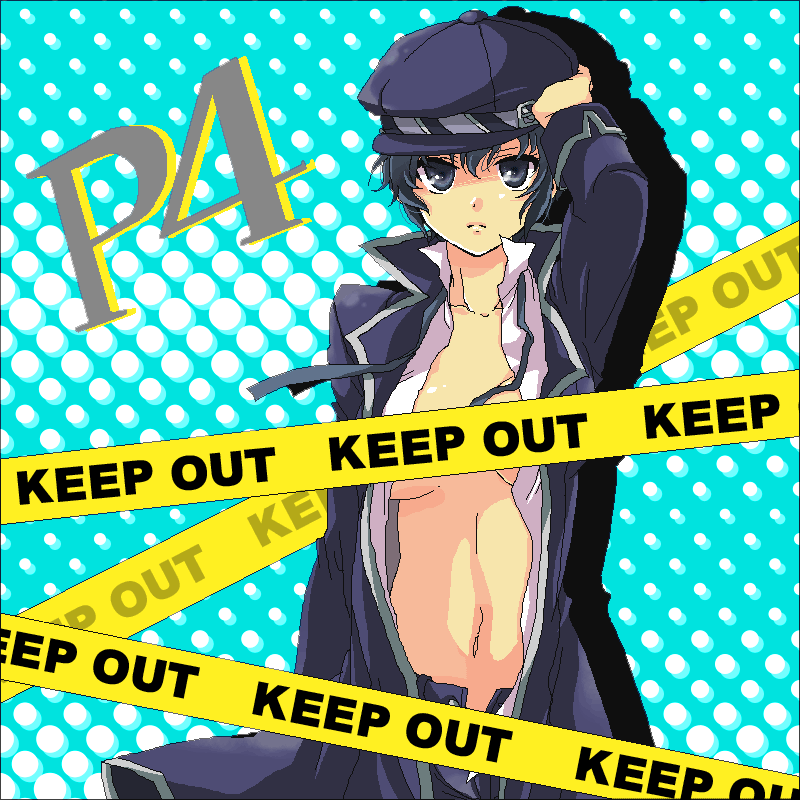 shirogane naoto (persona and 1 more) drawn by mossu