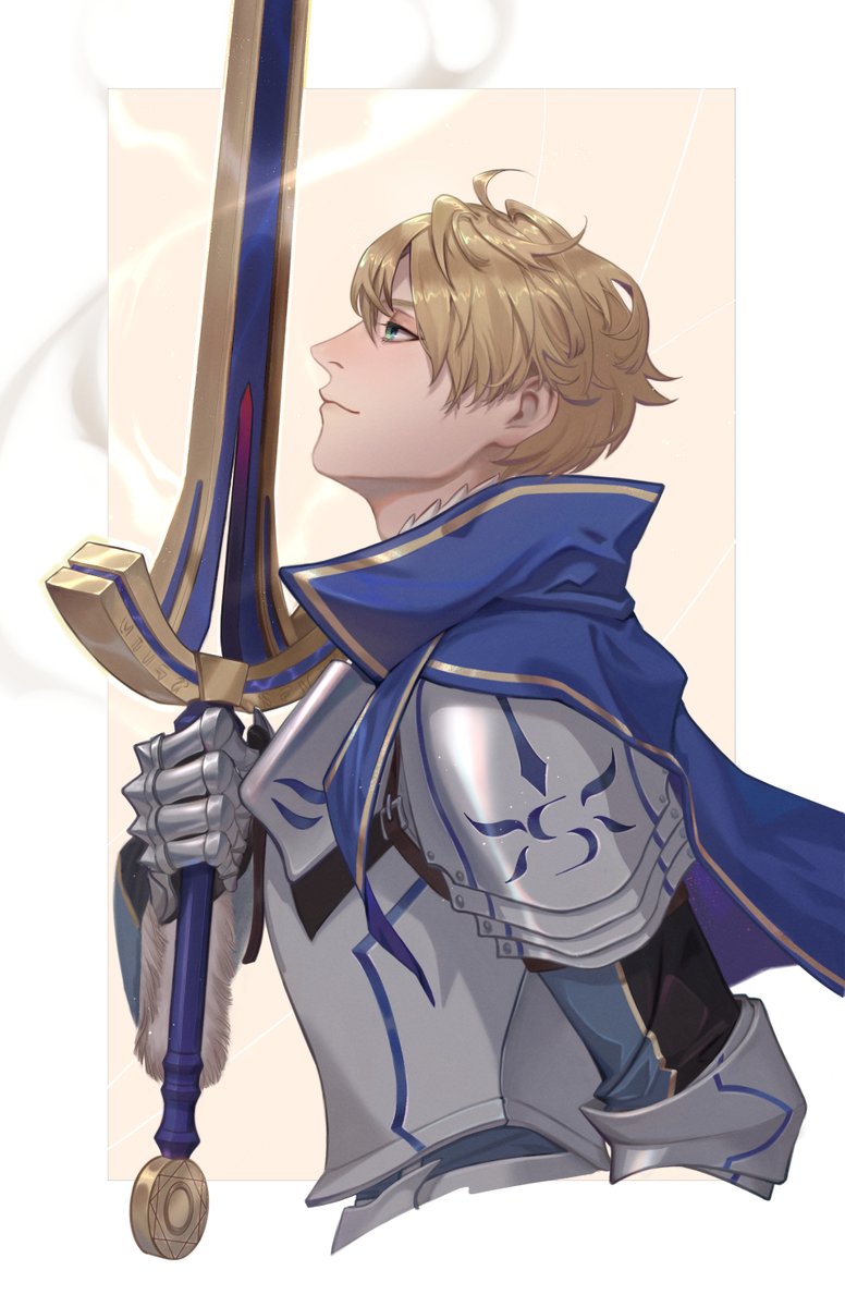 arthur pendragon (fate and 1 more) drawn by hanamaki