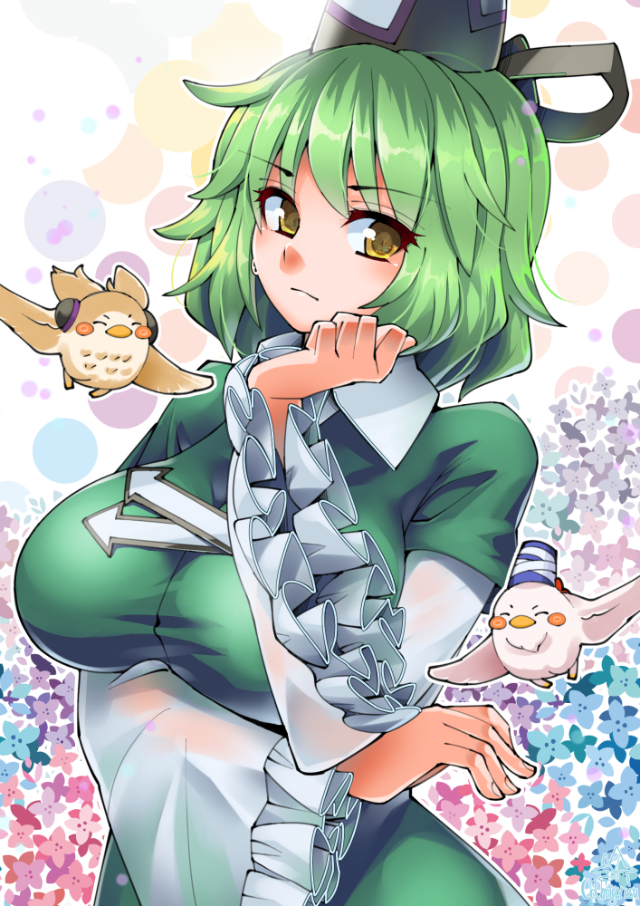 toyosatomimi no miko, mononobe no futo, and soga no tojiko (touhou) drawn by umigarasu_(kitsune1963)