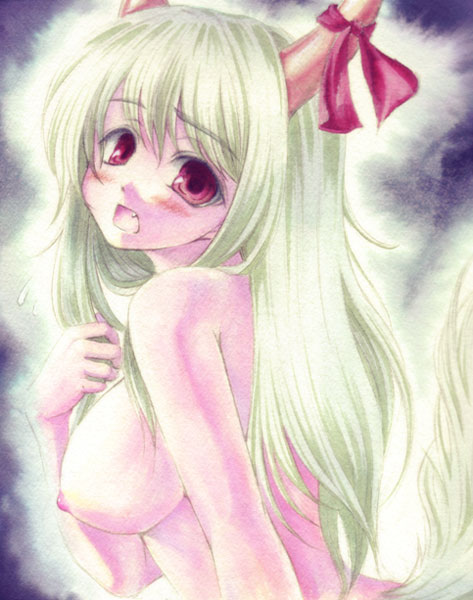 kamishirasawa keine and ex-keine (touhou) drawn by sugai