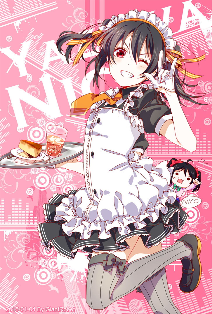 yazawa nico (love live! and 1 more) drawn by d_midiror