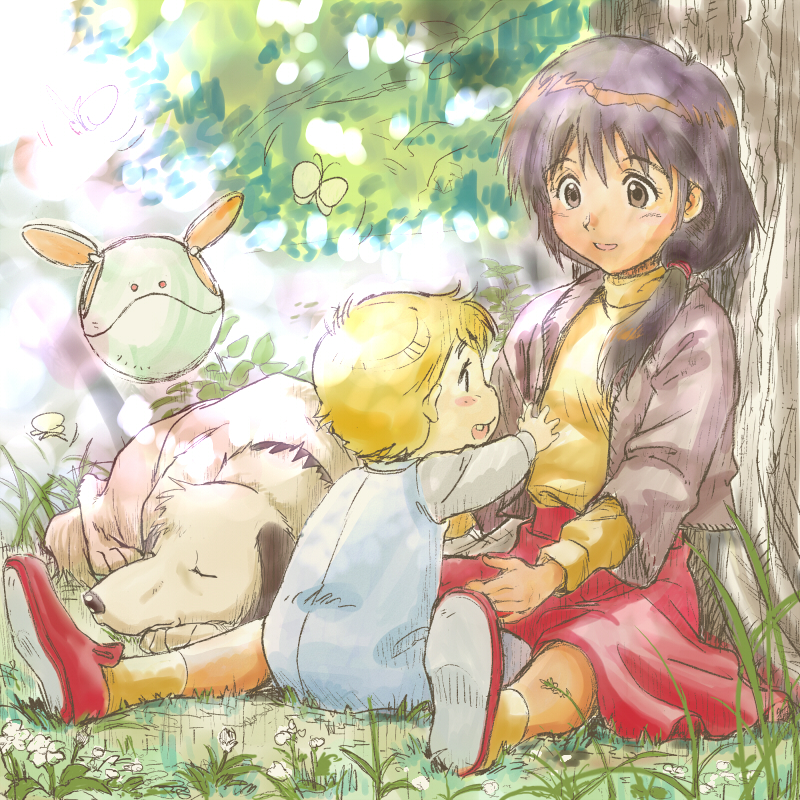 haro, shakti kareen, karlmann dukartuse, and flanders (gundam and 1 more) drawn by moka