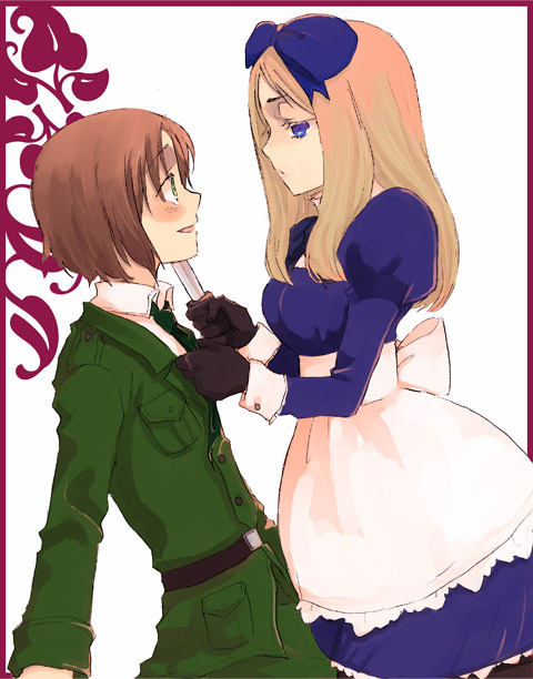 belarus and lithuania (axis powers hetalia) drawn by inuneko_(dcwn)