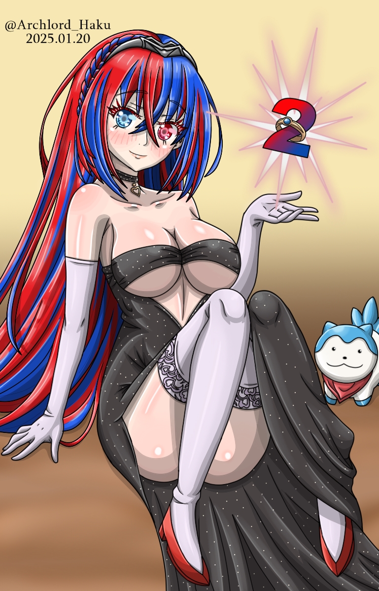 female alear and sommie (fire emblem and 1 more) drawn by archlord_haku