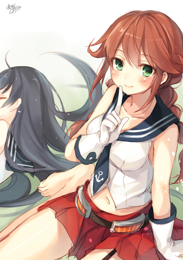 noshiro and agano (kantai collection) drawn by toosaka_asagi