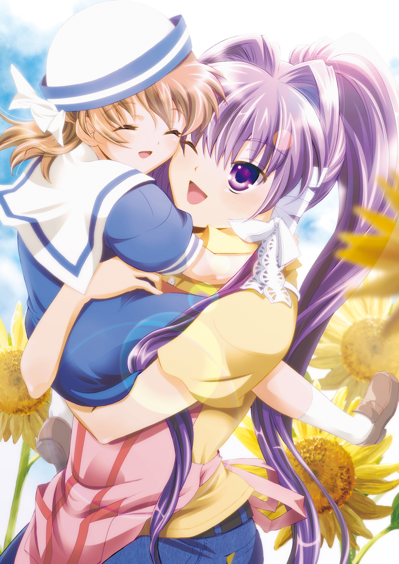 fujibayashi kyou and okazaki ushio (clannad) drawn by izumi_(sachikara)