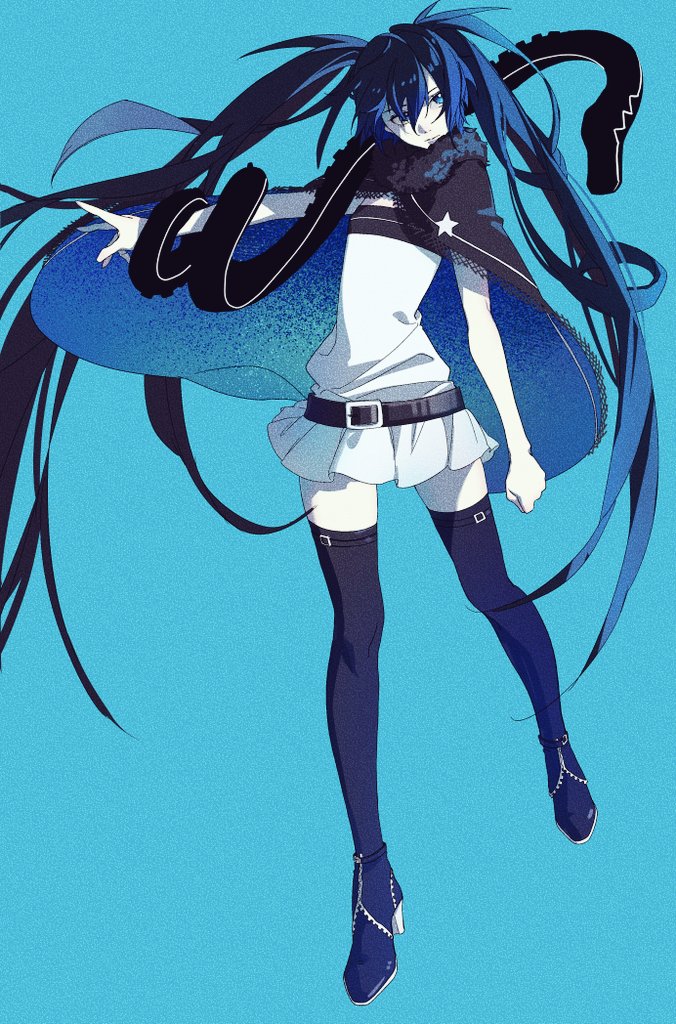 black rock shooter and ron (black rock shooter and 1 more) drawn by you92