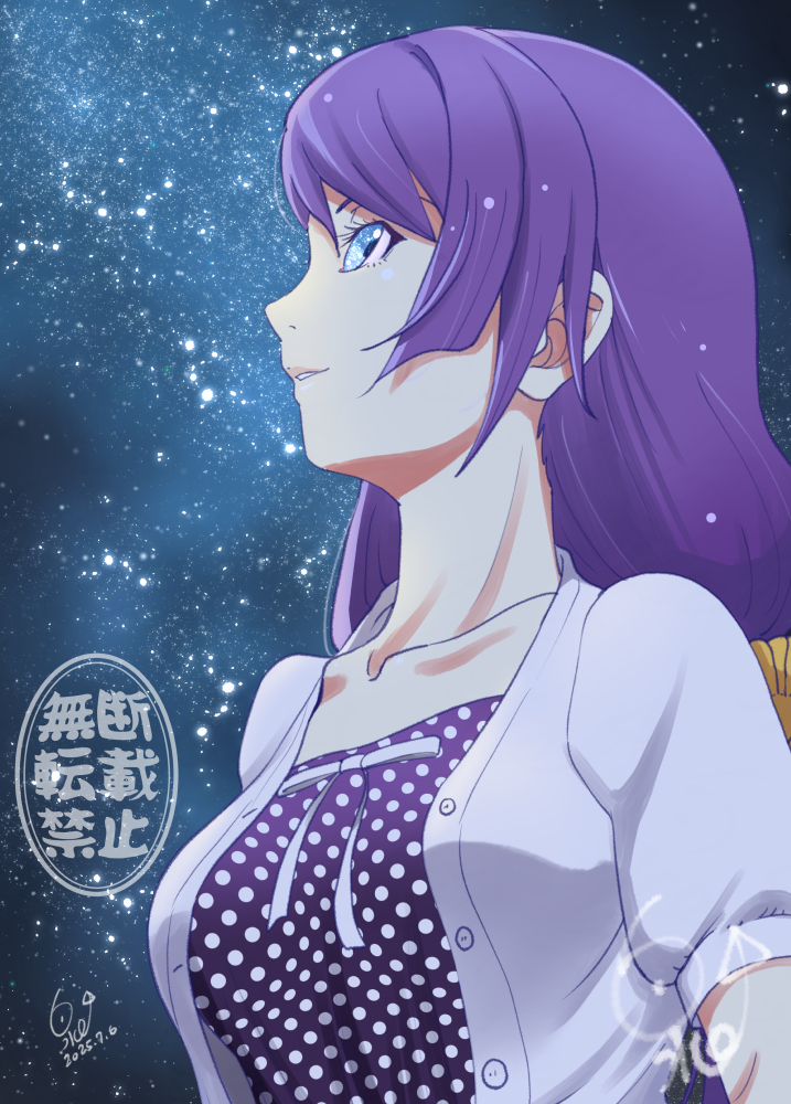 senjougahara hitagi (monogatari and 1 more) drawn by huumoon