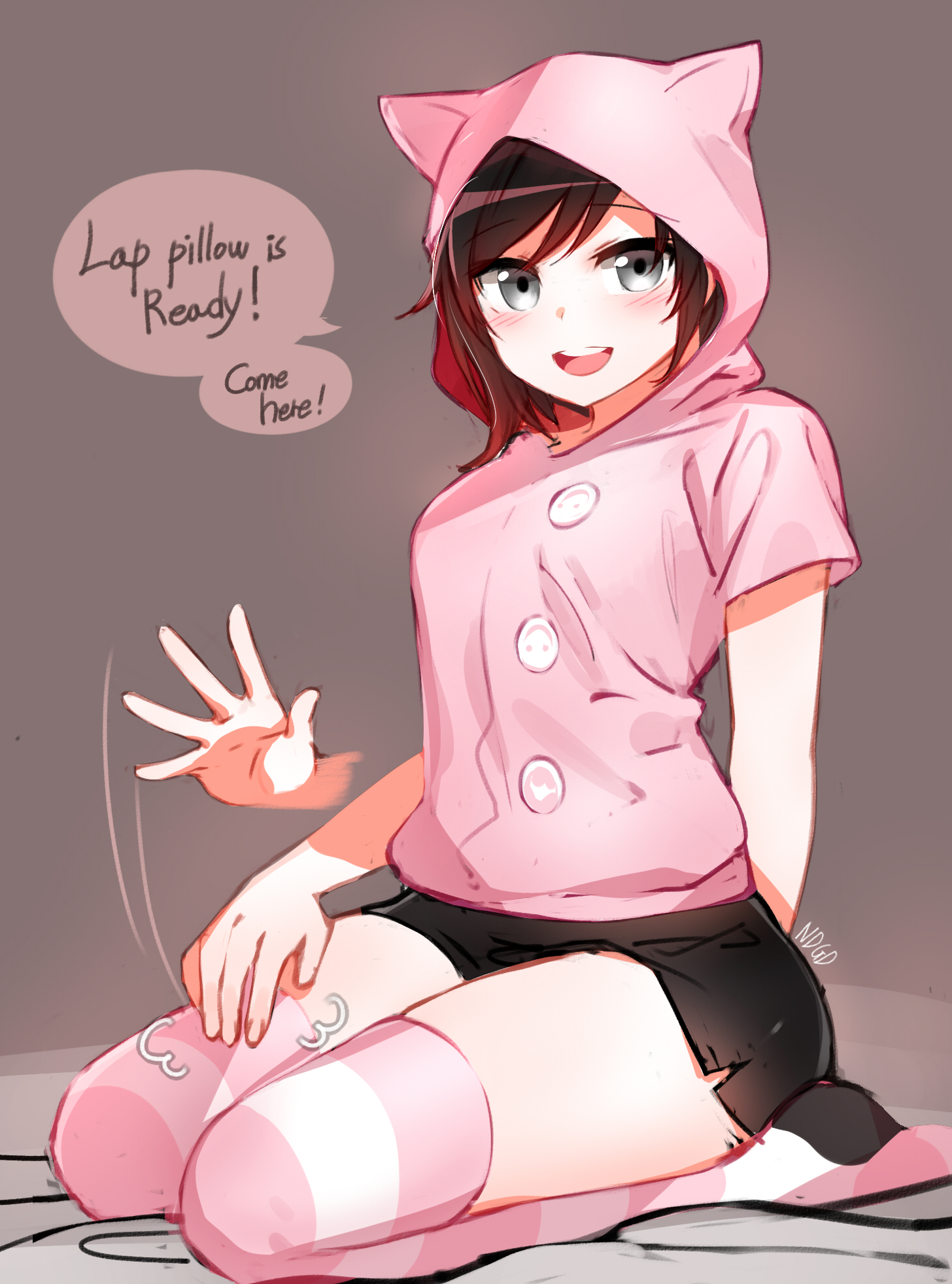 ruby rose (rwby) drawn by ndgd | Danbooru