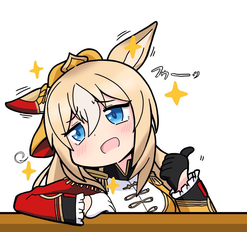 durandal (umamusume and 1 more) drawn by mr._ebidou
