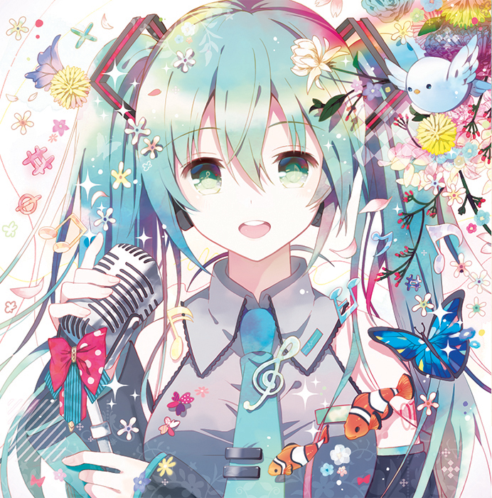 hatsune miku (vocaloid) drawn by renian