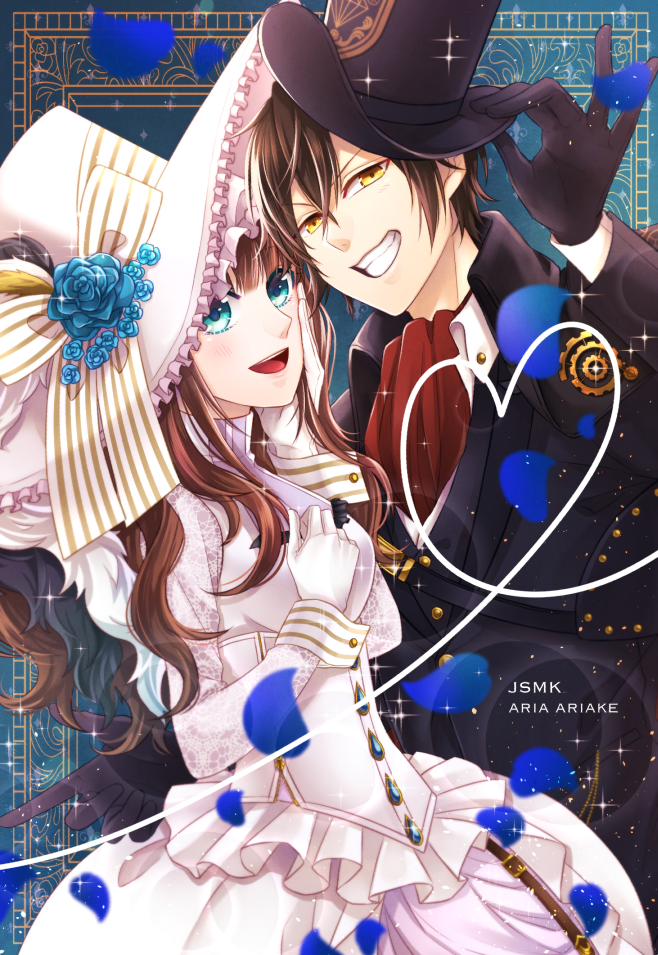 cardia beckford and arsene lupin (code:realize) drawn by ariake_aria