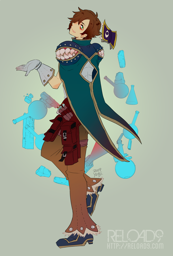 creator and rideword (ragnarok online) drawn by reload9_yohji